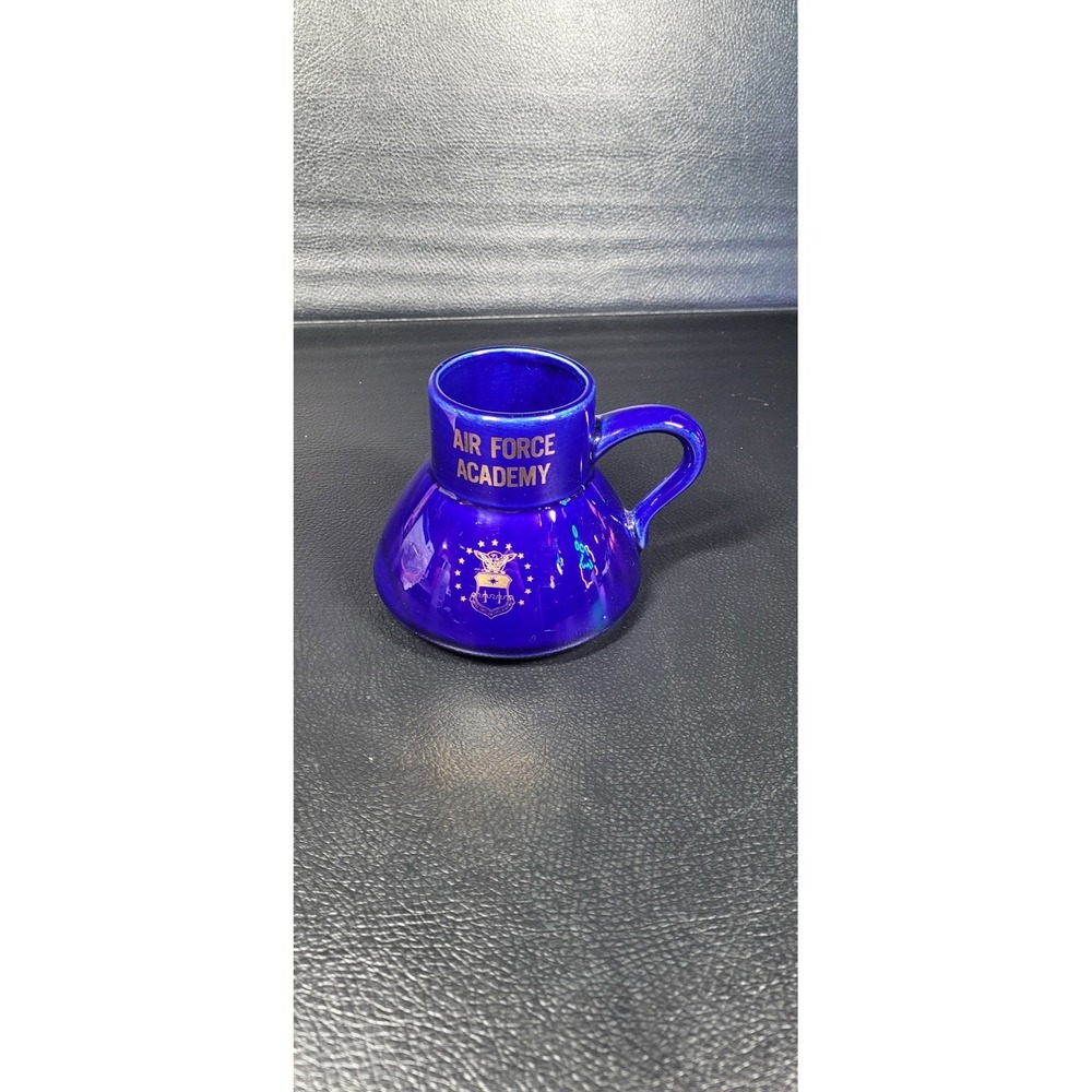 Vintage Super Cool Blue Air Force Academy Coffee Cup Mug Mint Condition